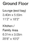 Ground floor room sizes