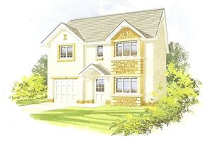 Private sale 'The Fiddich' - Persimmon homes Falkirk